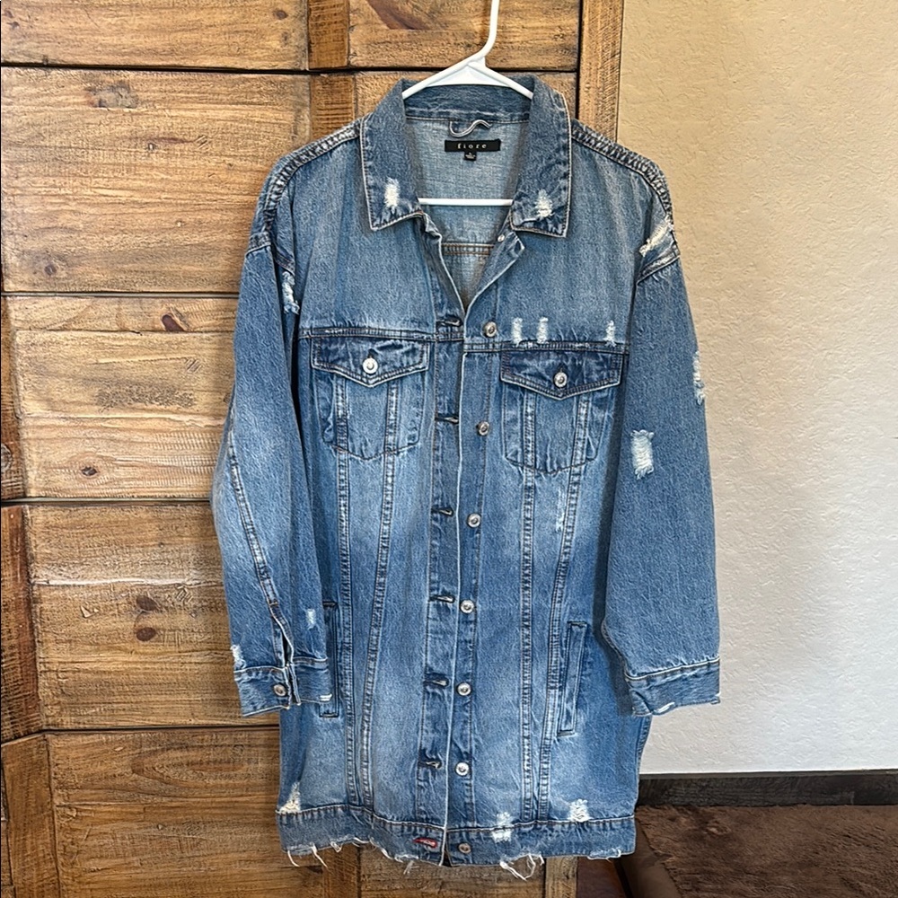 Distressed Denim Jacket